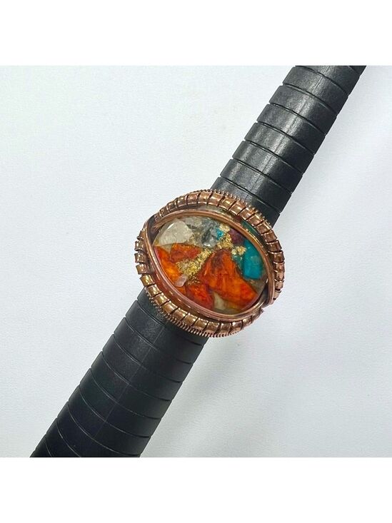 Jewelry - Oyster Copper Vintage Style Ring size 8.25